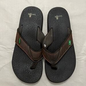 SANUK YOGA GLAM FLIP FLOP SANDALS SLIPPERS SIZE 11